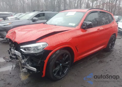 2020 BMW X3 M Competition from USA, damaged, VIN 5YMTS0C05LLT10142